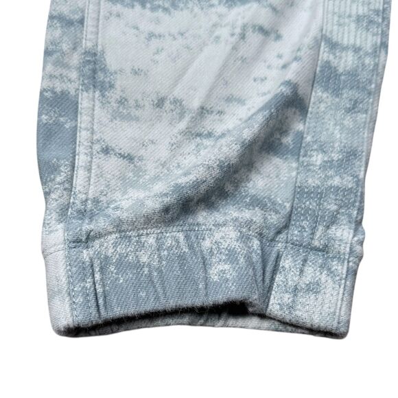 Athleta Farallon Jogger Pants Women's Small Camo Coast Blue Travel Fitted Cotton - Picture 4 of 9